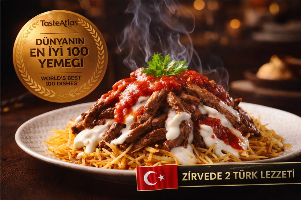 TasteAtlas listesine giren Cağ Kebabı ve Çökertme Kebabı