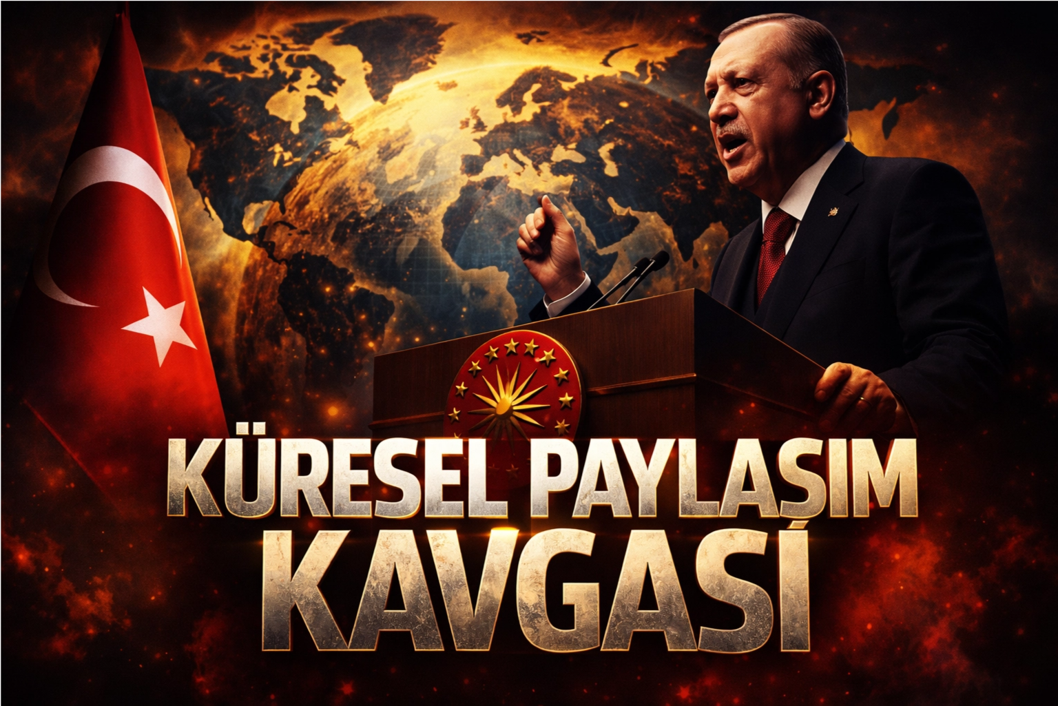 Erdoğan’dan Sert Mesaj: Küresel Paylaşım Kavgasının İçindeyiz